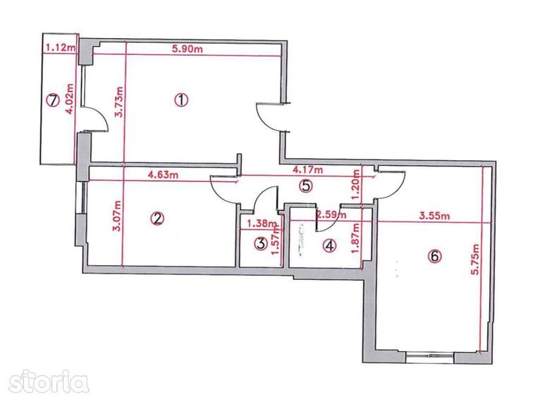 Apartament 3 camere bloc nou cu LIFT - 6