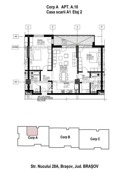 Apartament cu 3 camere | Noua | 97 mp Utili - 8