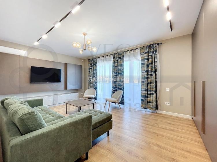 2 camere, 56 mp, complet mobilat, terasa 26 mp, aproape de Iulius Mall