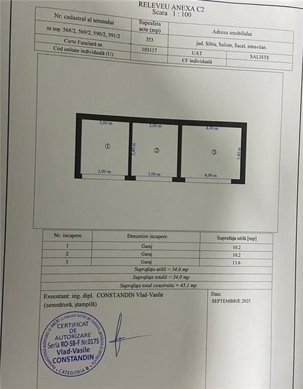 Casa individuala cu D+P la rosu si teren 350 mp in Sacel(15km Sibiu) - 6