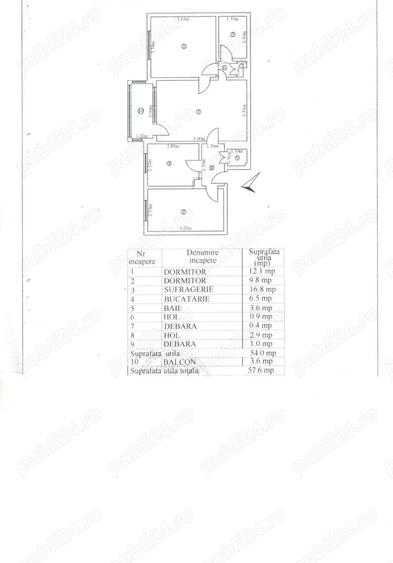 Apartament 3 camere de vanzare ?iglina 1 - 1