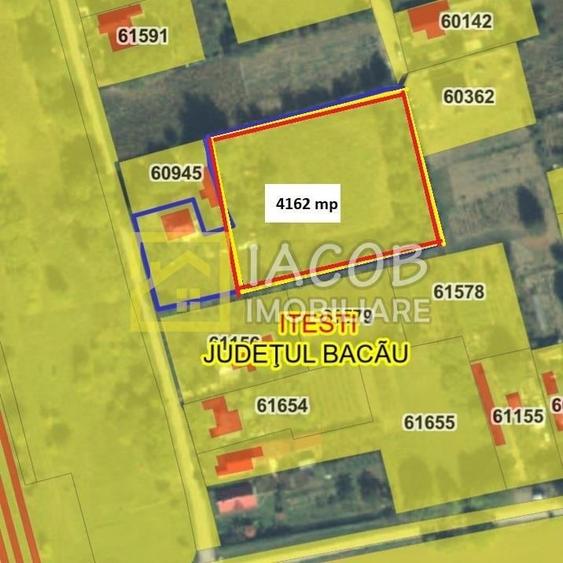 Teren Construcții intravilan de 4162 mp, în Dumbrava (Berești-Bistrița)