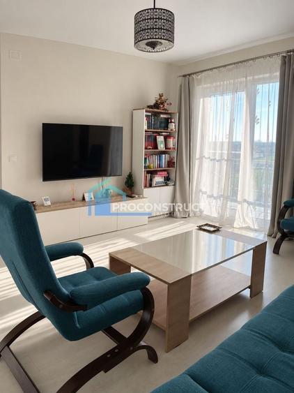 Apartament cu 2 camere semidecomandat, mobilat în Giroc
