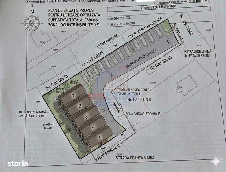 INVESTITIE PREMIUM BARNOVA: 2730 mp - 3200 mp Proiect 6 Case - 1