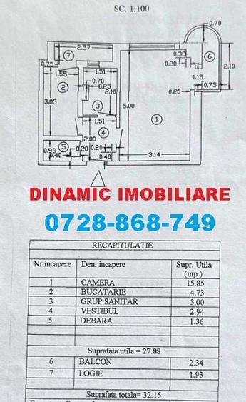 DRISTOR-METROU, STRADAL, decomandata, bloc mixt 1987, libera, 75000euro - 4