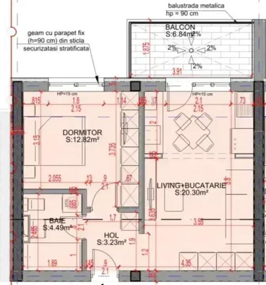 Apartament 2 Camere metrou 15 minute N Teclu pret de nerefuzat - 8