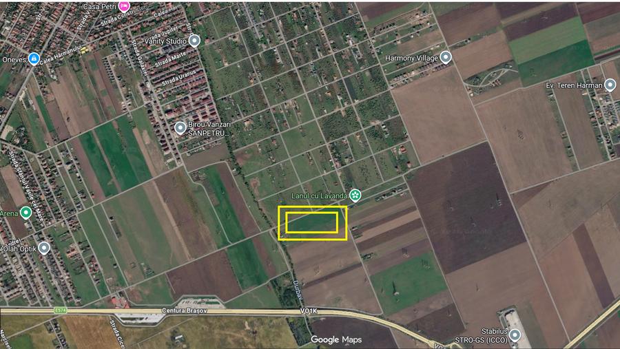 Teren Construcții intravilan de 4300 mp, în Sânpetru