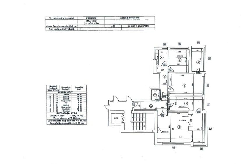 Apartament 3 camere in bloc nou | 116 mp utili | Parcare | Baneasa - 6