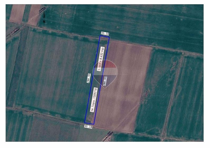 Teren agricol extravilan de 8632 mp, în Livada de Bihor
