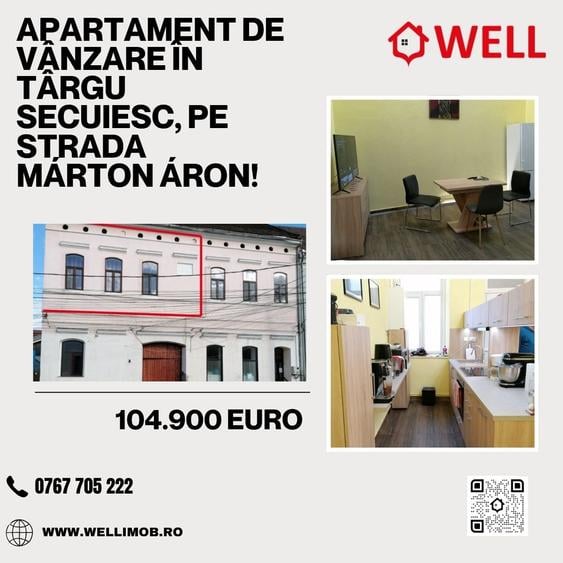 Apartament cu 2 camere în Central