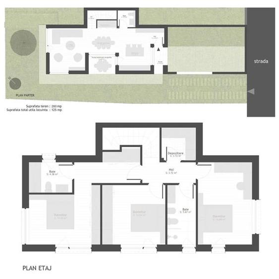 Casa Individuala Parter+Etaj 125 mp utili situata in Chinteni! - 8
