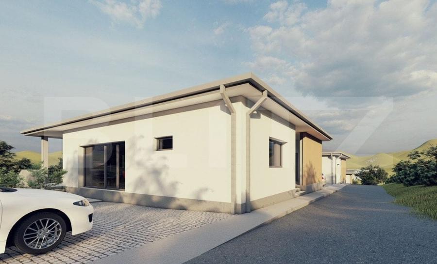 Casa semifinisata pe un nivel, 600mp teren - 8