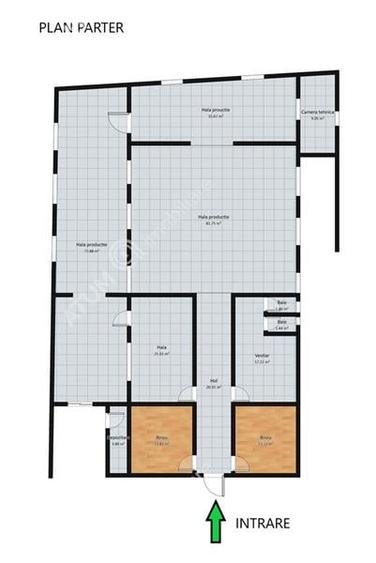 Spatiu industrial cu 2 hale si anexe teren 2543 in Hamba judetul Sibiu - 6