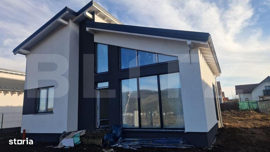 Casa Harman individuala , 500 mp teren , moderna, intabulata toate uti - 2