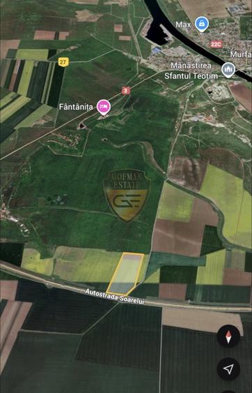 Teren extravilan Murfatlar 108.480 mp Deschidere directă A2 Autostrada Soarelui - 1