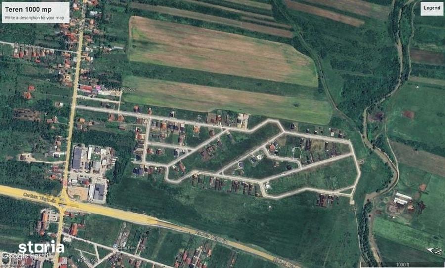 Teren de 1000 mp, în Central