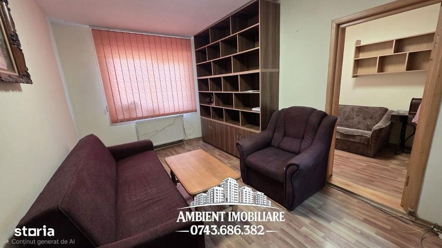 Apartament cu 3 camere, etaj 4, mobilat, zona CENTRU - BUIUM; - 3
