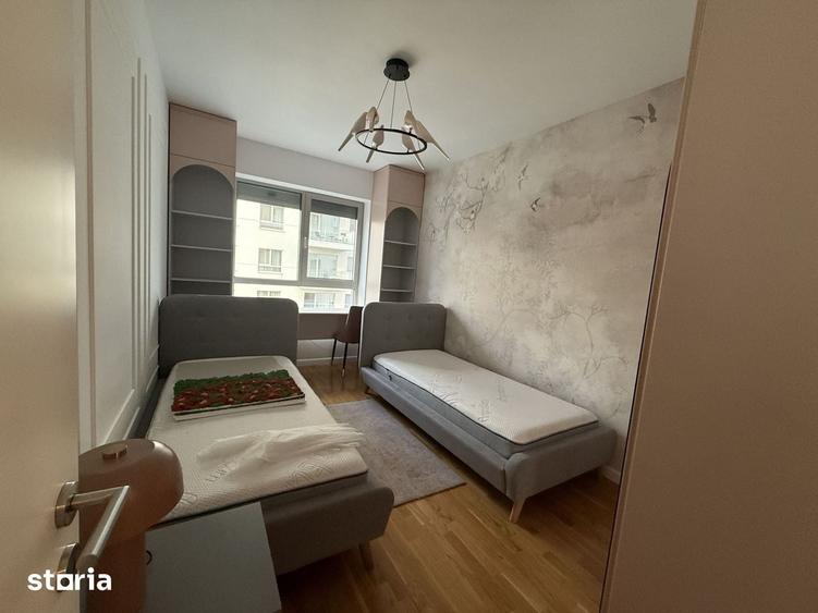 Apartament cu 3 camere decomandat, mobilat în Herăstrău