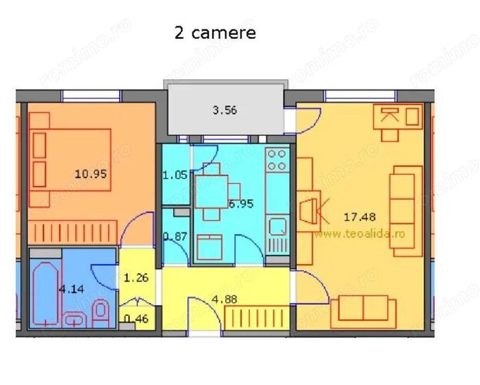 De vanzare Apartament 2 camere Crangasi - 3