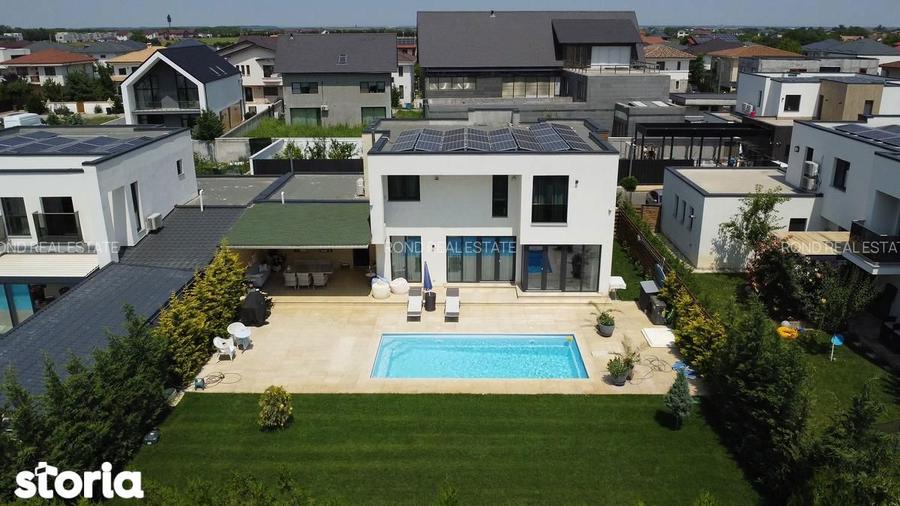 Vila design complet mobilata si utilata, cu piscina in Paradisul Verde - 11