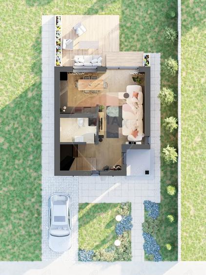 VILA ZEN - Casa individuala, noua, trei camere si teren de 430mp - 3