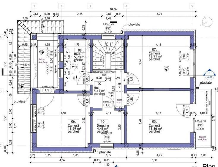 Investitie ! Proiect in executie ! Casa 110 mp utili, teren 460 mp, Dezmir ! - 4