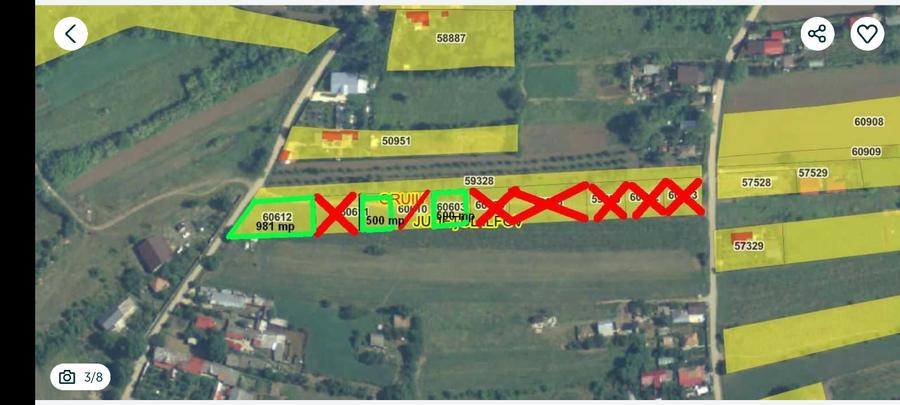 Teren intravilan zona lac Snagov curent asfalt gaz 500 mp 15699 euro fara TVA - 10