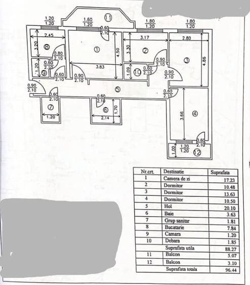 Proprietar vand apartament 4 camere decomandat, etaj 3/9 Metrou Lujerului - 9