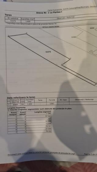 Teren intravilan Dorohoi, str.Mihai Eminescu - 3