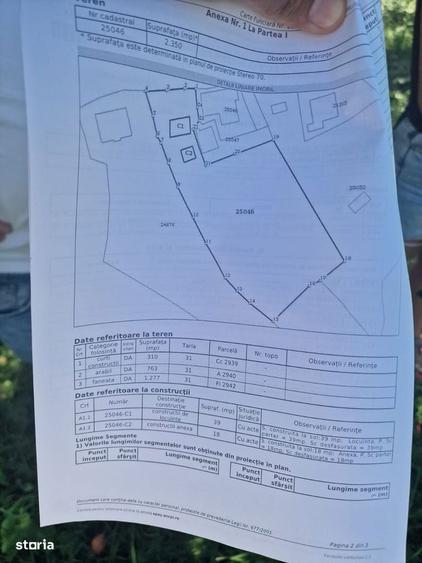 Teren intravilan + casa demolabila cu utilita?i ghiosesti - 2