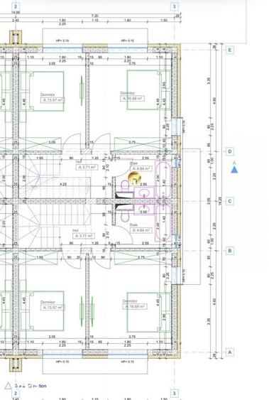 Vila 4 camere P+1+M - Complex Nou - Aproape de DN1 - 2