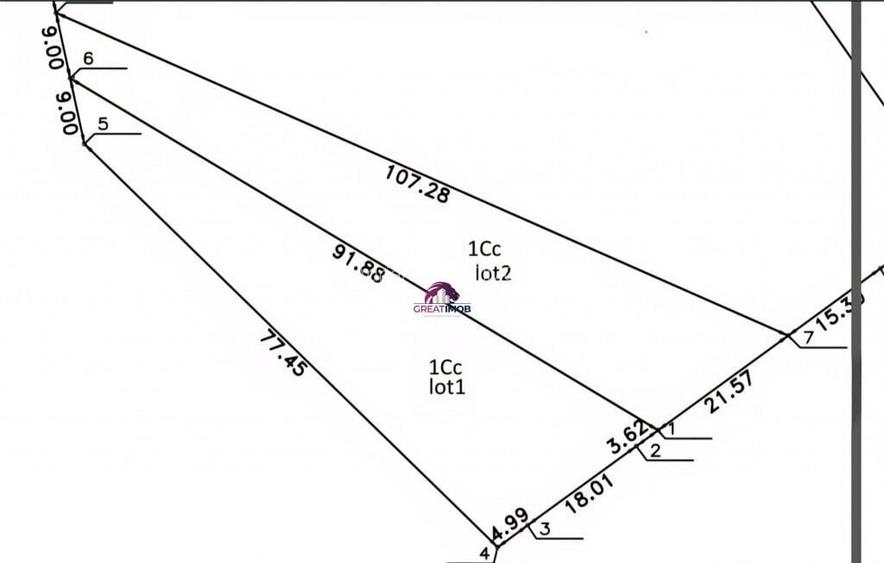 Teren Snagov Lac 1318 mp