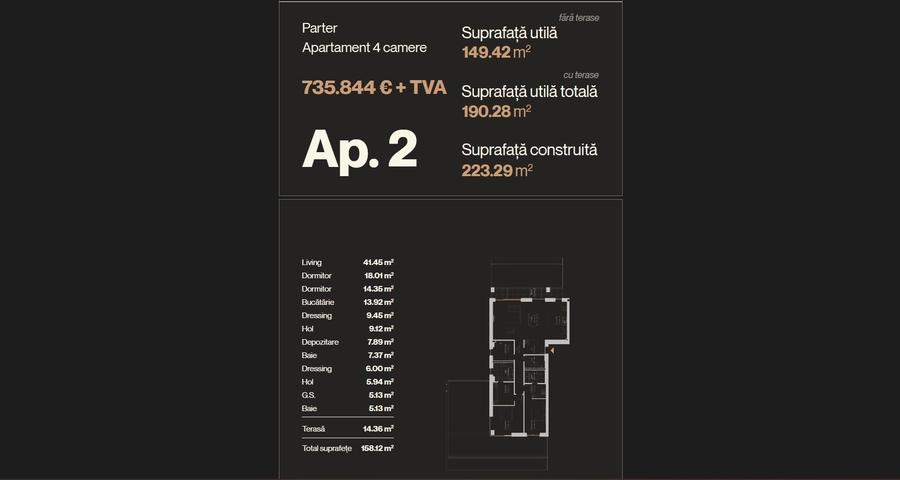 4 Camere cu Curte | 3 Bai | Dressing | Proiect Premium Iancu Nicolae - 6