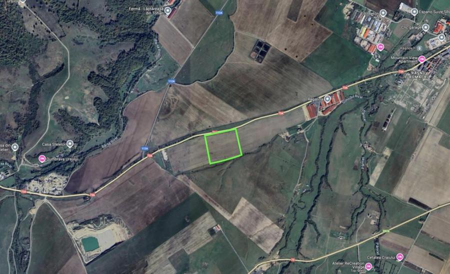 Teren 4,7ha, deschidere 200ml, Rasnov la DN73 - 2
