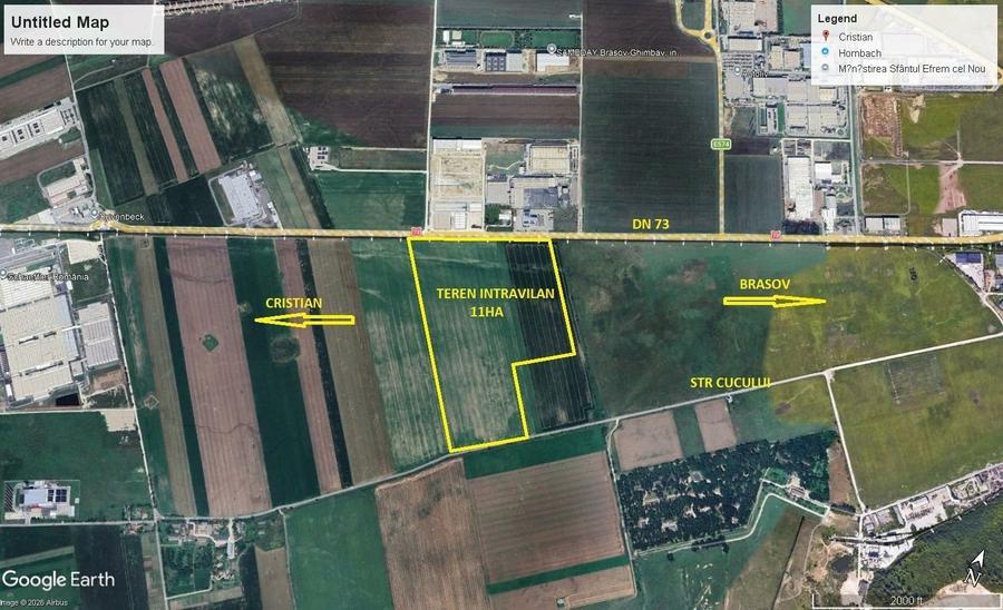 Teren intravilan str Cucului Brasov - 1