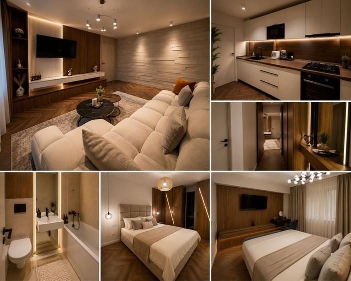 Apartament cu 3 camere semidecomandat, mobilat în Ștefan cel Mare
