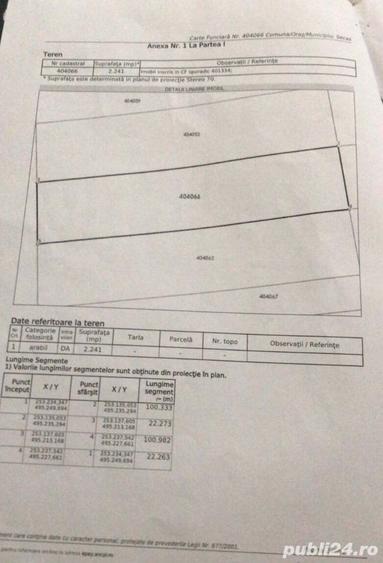 Proprietar vand 3 x parcele teren intravilan de 2.241 m2 la Crivobara - 5