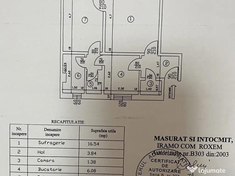 Apartament 2 camere, confort 1, 50mp - 1