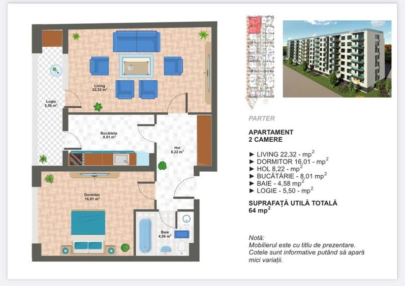 Metrou Aparatorii Patriei-2 camere-Direct Dezvoltator-Discount 10.000 euro - 14