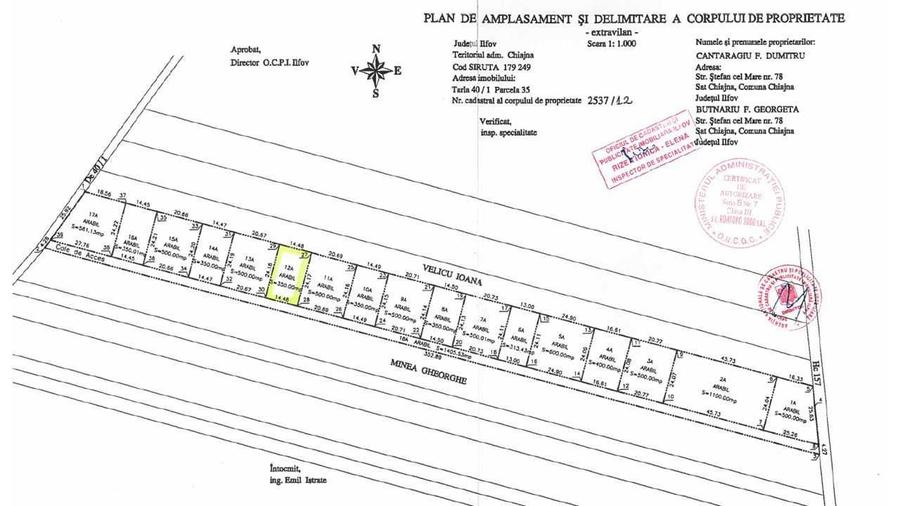 Teren de vanzare 350 mp - 1