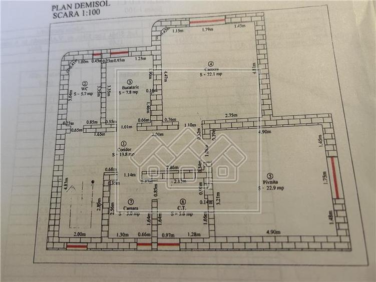 Casa de vanzare in Sibiu - individuala - teren 992 mp - C. Dumbravii - 7