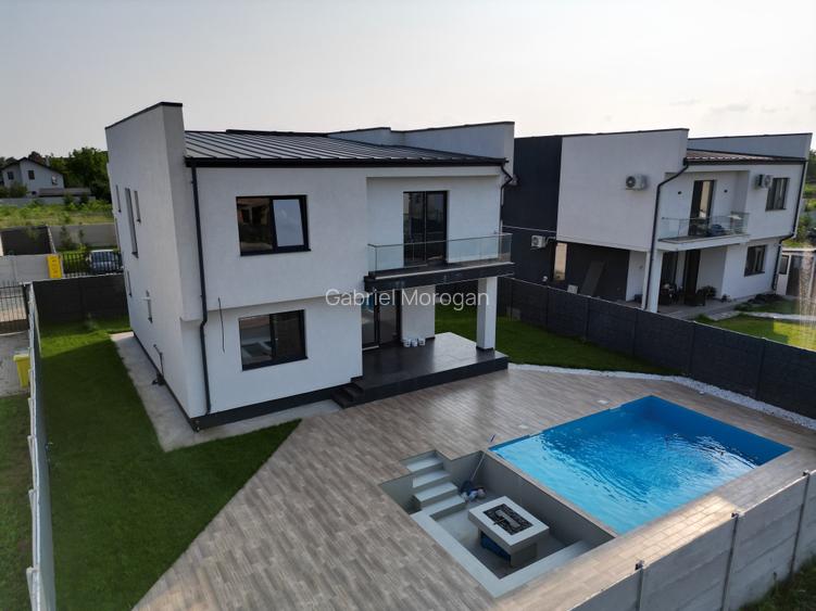 Casă modernă P+1E, finalizată în 2025 – 4 camere spațioase, piscină proprie Casă modernă P+1E, finalizată în 2025 – 4 camere spațioase, piscină proprie