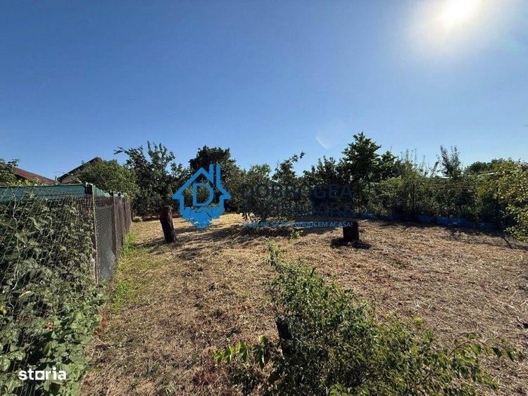 Caslita - teren 513 mp, pomi fructiferi, casa 2 camere - 5