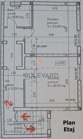 Comision 0! Casa 206 mp utili + pod 60 mp, 4 parcari, 304 mp teren - 22