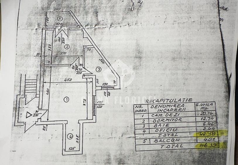 Vanzare 2 camere vis-a-vis Grand Hotel Bucharest  - Piata Universitatii - 12