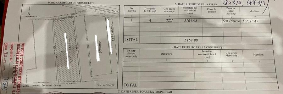 Teren Voluntari – Pipera | 5.164 mp | Aleea Teisani | Ideal investitie | - 3