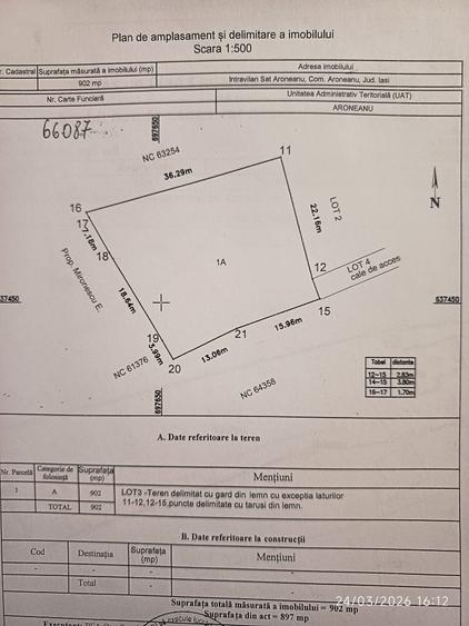Teren Aroneanu- Ocazie ! - 4