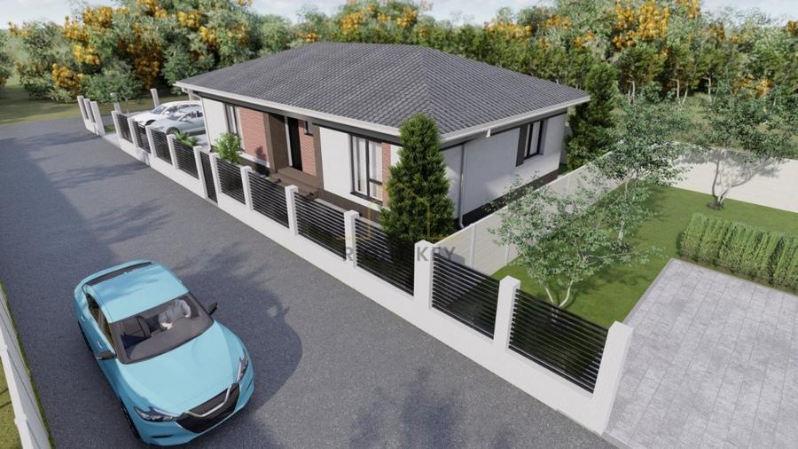 Nou! Casa parter 4 cam, 100mpu, 400mpt, toate utilitatile, placa! - 5