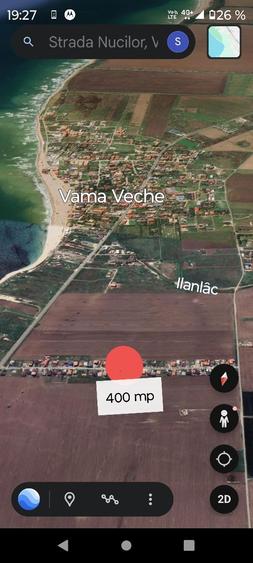 Plata in rate, Vama Veche teren cu fundatie! Nucilor apa,gaz, curent - 4