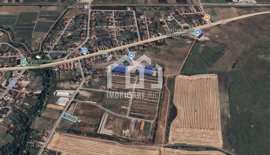 Teren 900 mp Răscruci | PUZ | 2 fronturi | Utilități | 45.000€ - 3